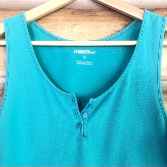 Gander Mountain Henley button front tank size medium - Picture 3 of 7
